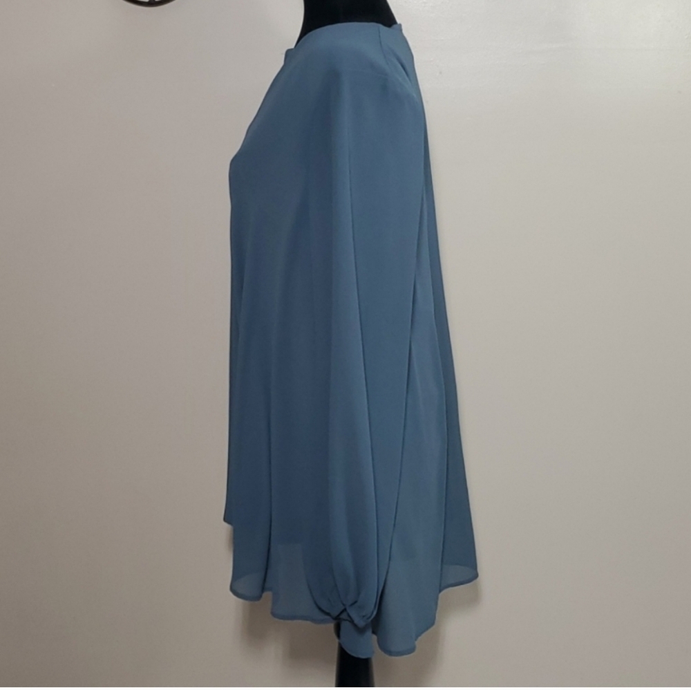 Show Me Your Mumu Jamie Tunic Dress in Storm Chiffon - Picture 3 of 6